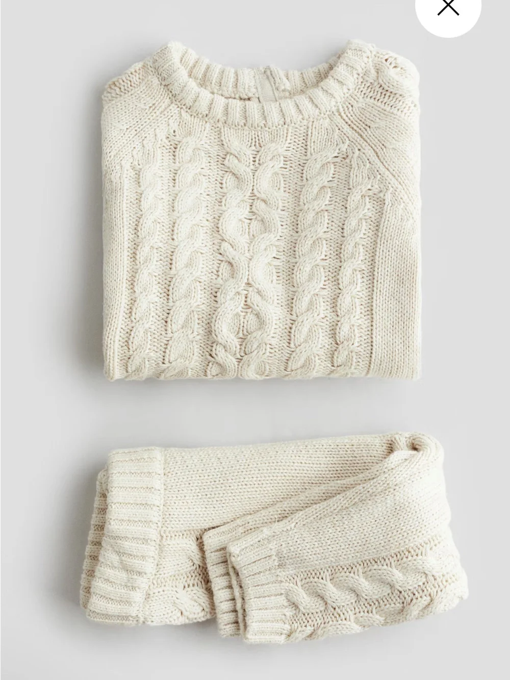 2T NWT H&M 2-PIECE COTTON-KNIT SET